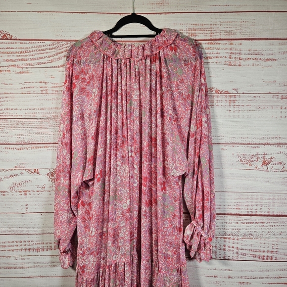 Free People Feeling Groovy Pink Floral maxi dress - Picture 13 of 16